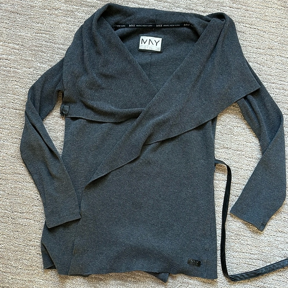 Marc New York Open Cardigan with belt
